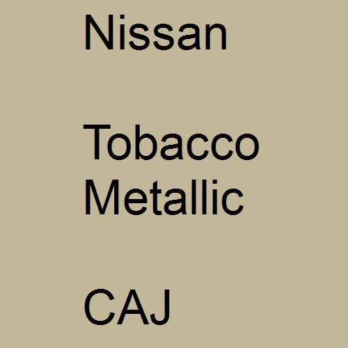 Nissan, Tobacco Metallic, CAJ.